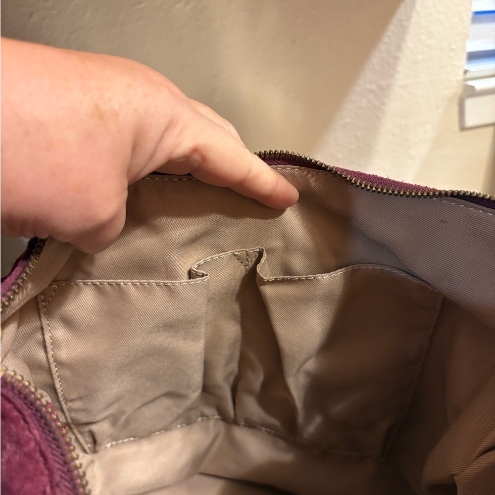 Purple Suede “The Sak” Shoulder Bag - Picture 5 of 8